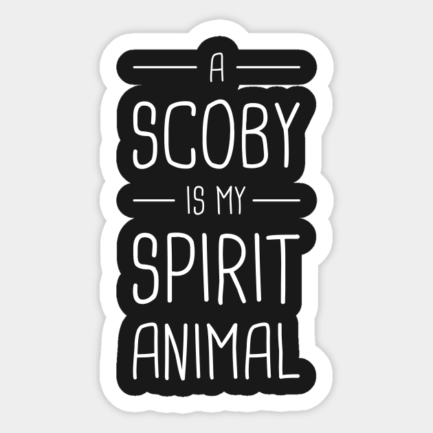 Spirit Animal Scoby | Kombucha Sticker by MeatMan